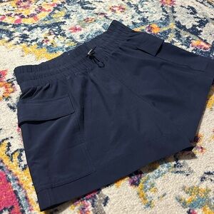 Abercrombie & Fitch Dark Blue Athletic Shorts
